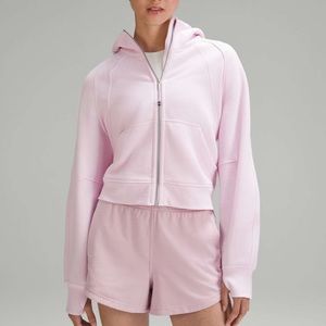Lululemon scuba oversized full zip meadowsweet pink